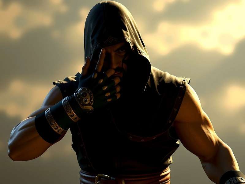 Mortal Kombat Deception gameplay screenshot showing Scorpion vs Sub-Zero
