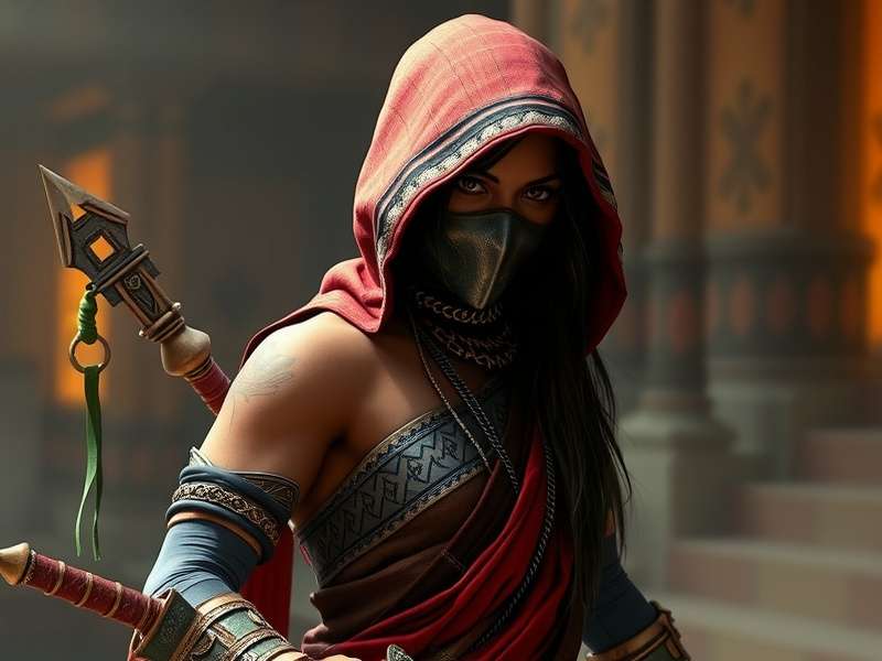 Dark Revenant Kitana outfit from Mortal Kombat 11 story mode