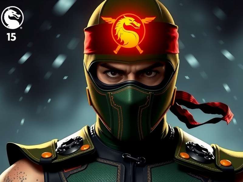 Jax Briggs (Greg Eagles) in a determined pose from the 1995 Mortal Kombat movie