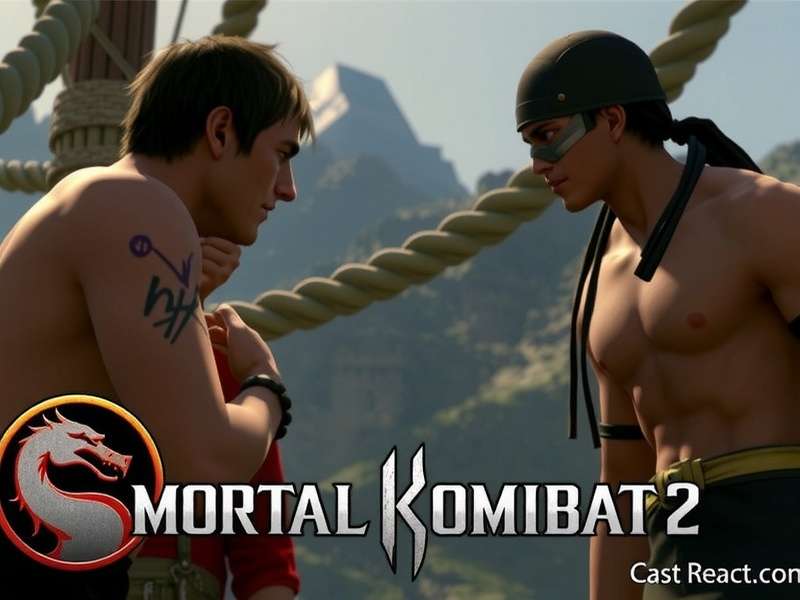 Mortal Kombat 2 trailer cast reaction behind the scenes