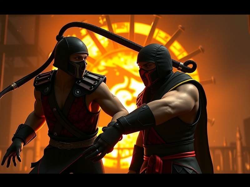 Kitana with her signature fans in Mortal Kombat 2