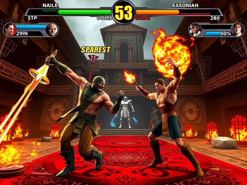 Mortal Kombat Armageddon gameplay screenshot showing intense fighting action