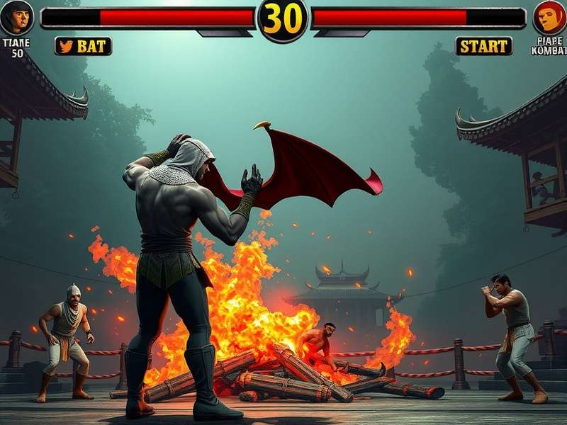 Mortal Kombat 1 gameplay screenshot showing a fight