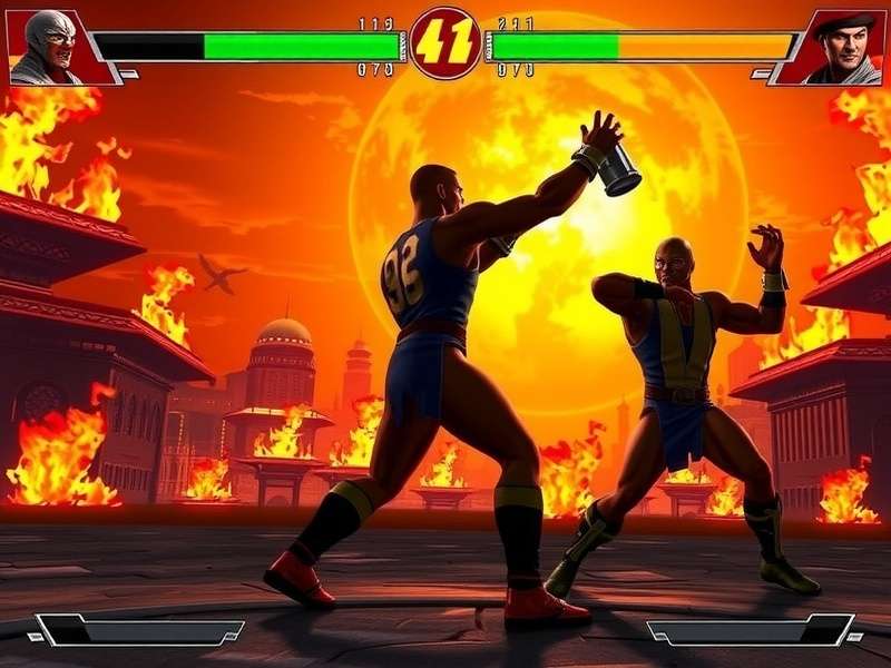 Liu Kang transforming into Fire God Liu Kang from Armageddon to MK11