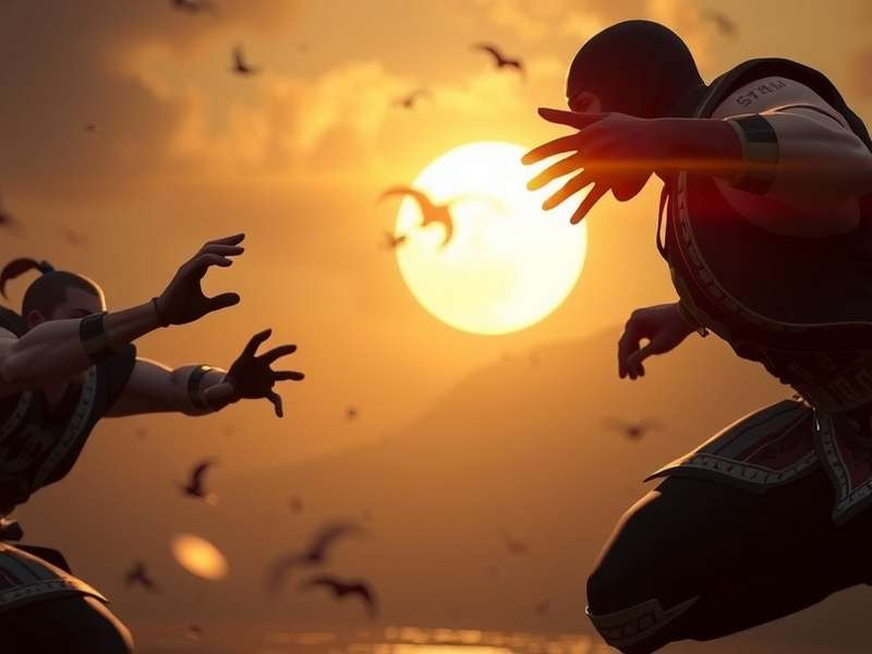 Official Mortal Kombat 2 Movie Trailer Key Art featuring Scorpion, Sub-Zero, and Liu Kang