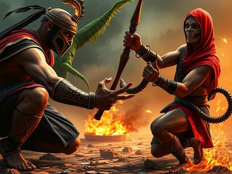 Scorpion in Netherrealm with flaming skull revealed