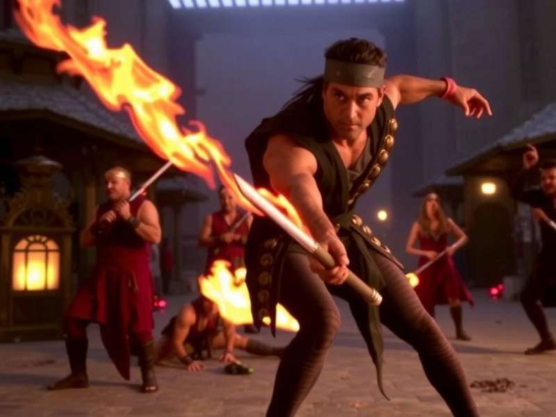 Scorpion from 1995 Mortal Kombat movie poised to attack