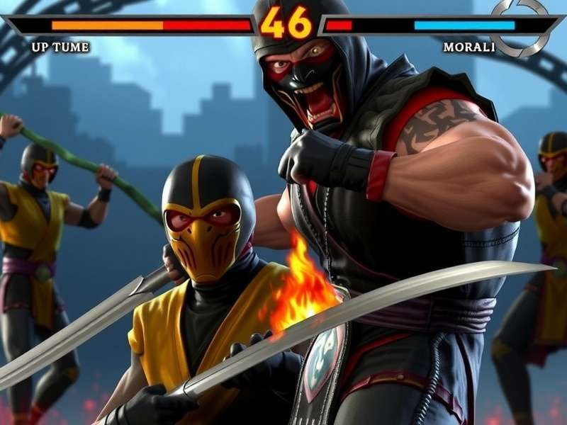 Sub-Zero fatality in Mortal Kombat Armageddon