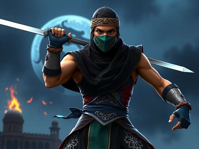 Kitana from Mortal Kombat 1995 movie scene