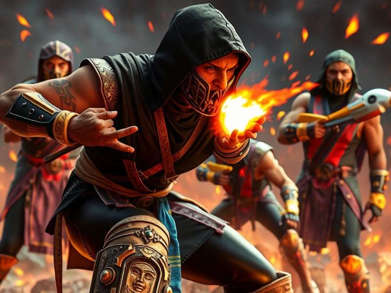 Mortal Kombat Annihilation key art featuring Liu Kang, Raiden, and Shao Kahn