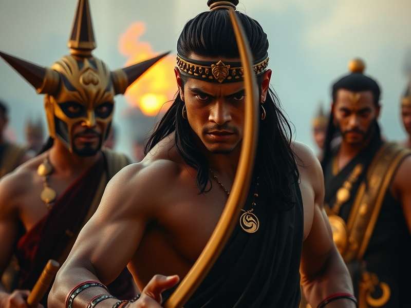 Shang Tsung character analysis from Mortal Kombat 1995 movie showing the sorcerer's iconic costume and menacing expression