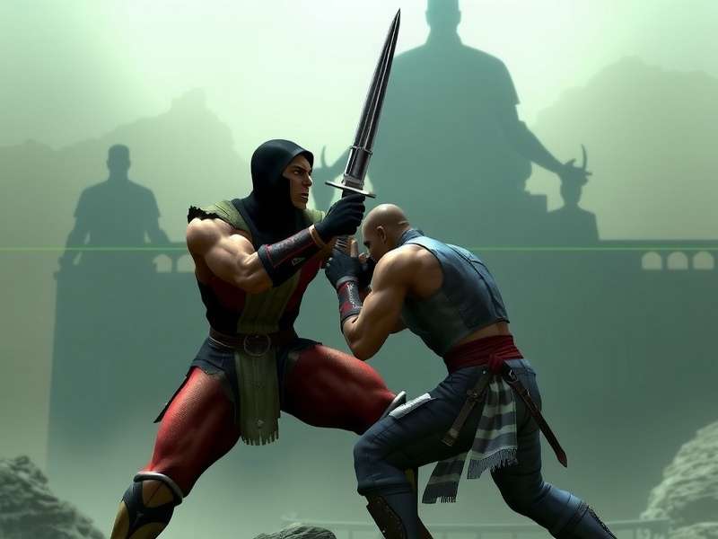 Mortal Kombat Armageddon PS2 gameplay showing multiple characters fighting