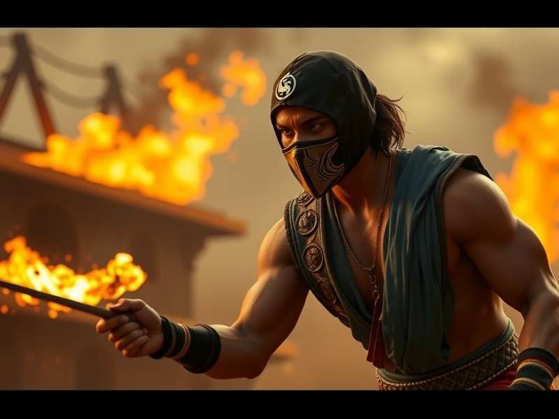 Mortal Kombat Movie Poster featuring Scorpion and Sub-Zero