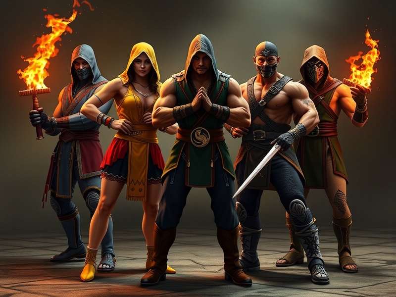 Mortal Kombat Armageddon complete character roster lineup art