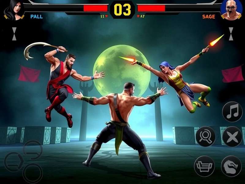 Mortal Kombat Armageddon Premium Edition gameplay featuring multiple fighters in combat