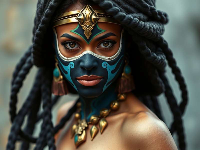 Professional Kitana Mortal Kombat cosplay showcasing detailed costume and makeup