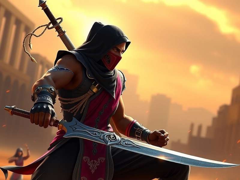 Kitana executing her Fan Lift move in Mortal Kombat 9