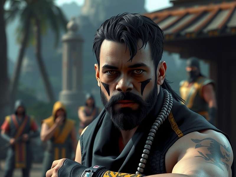 Trevor Goddard as Kano in Mortal Kombat 1995 movie