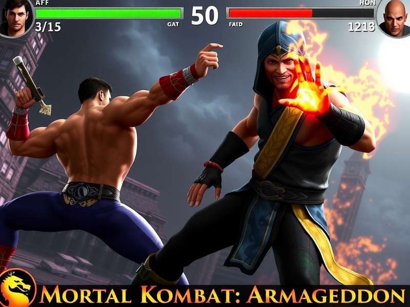 Mortal Kombat Armageddon roster featuring all characters in apocalyptic battle