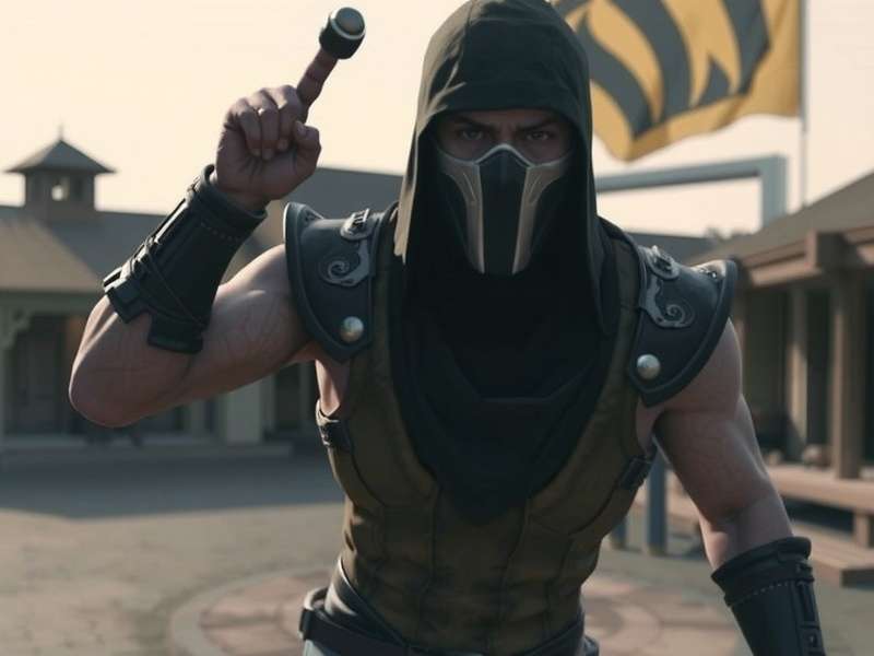 Christopher Lambert as Raiden in Mortal Kombat 1995 movie casting a lightning bolt