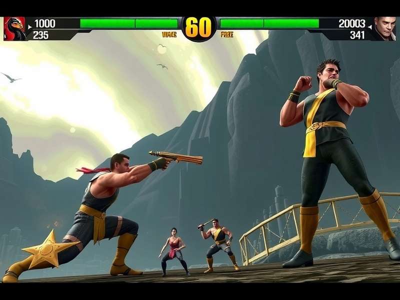 Mortal Kombat Free gameplay screenshot showing a fight scene