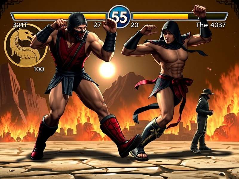 Collage of iconic Mortal Kombat Fatalities from various characters