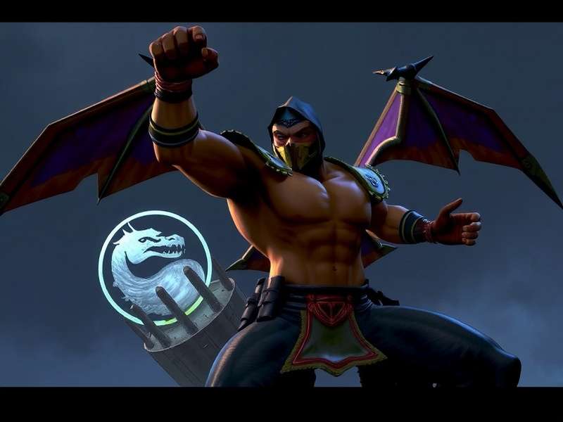 Official movie poster for Mortal Kombat Annihilation featuring Liu Kang, Raiden, and Shao Kahn