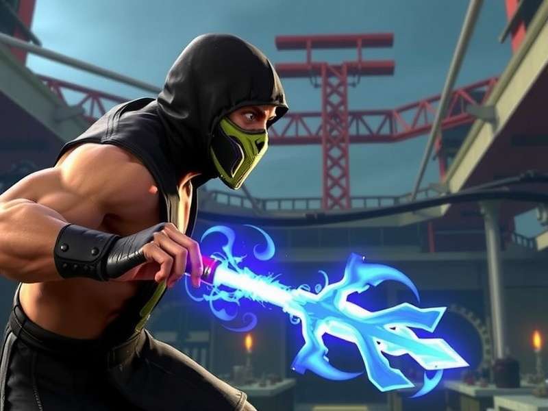 Latest Mortal Kombat Game character in action