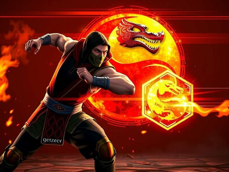 Mortal Kombat X gameplay screenshot showing Scorpion fighting Sub-Zero