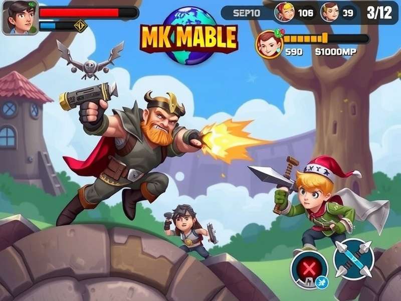 Mk Mobile gameplay interface on a smartphone