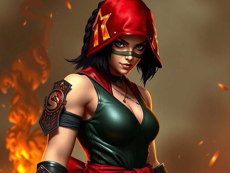 Tanya Mortal Kombat 11 Official Render - Agile fighter in yellow and black outfit