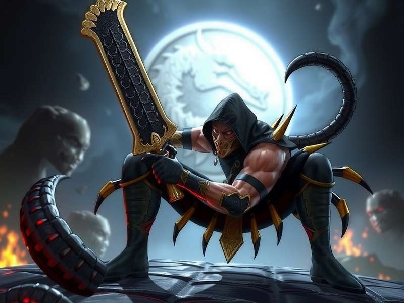 Scorpion combo notation and frame data visualization