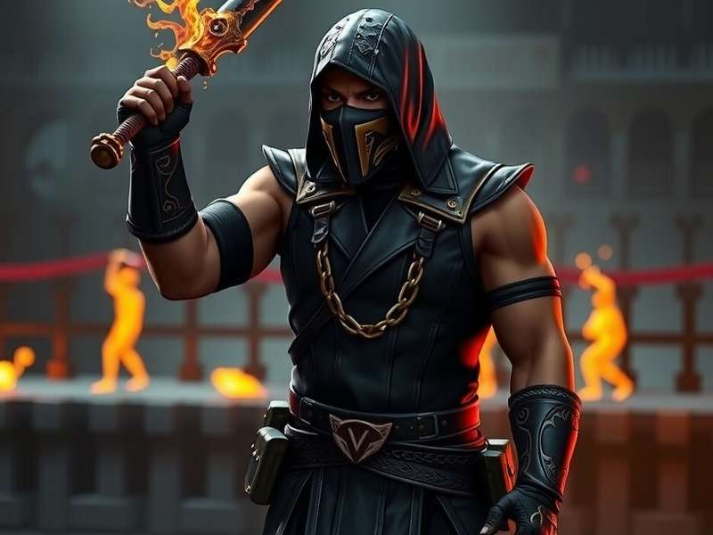 Jax Briggs in Mortal Kombat 11 with his metal arms ready for combat