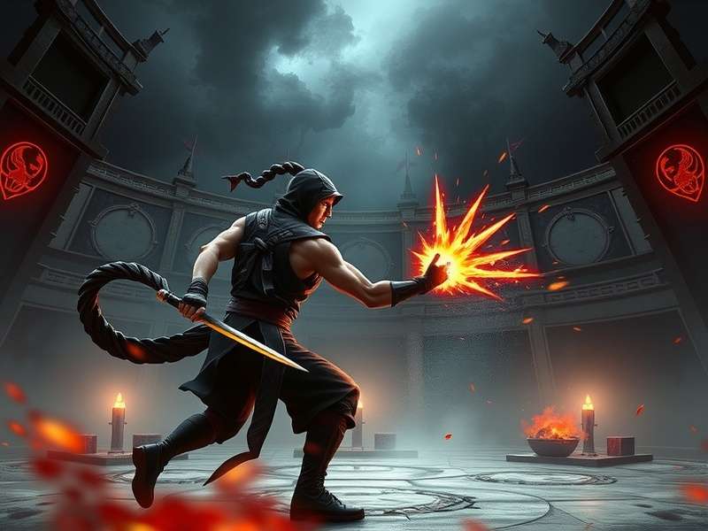 Mortal Kombat gameplay screenshot showing Scorpion vs Sub-Zero