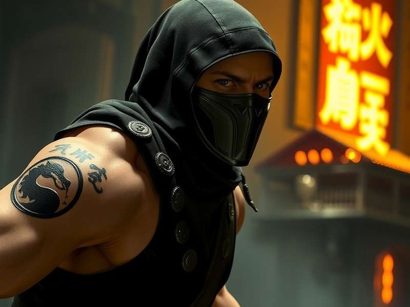 Collage of Mortal Kombat films featuring Scorpion, Sub-Zero, and Liu Kang