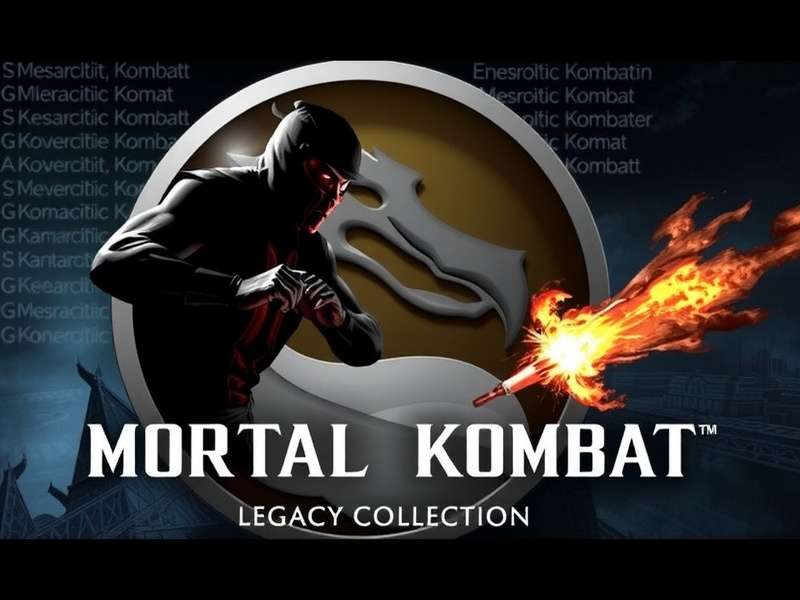 Mortal Kombat Legacy Collection game cover art featuring Scorpion and Sub-Zero