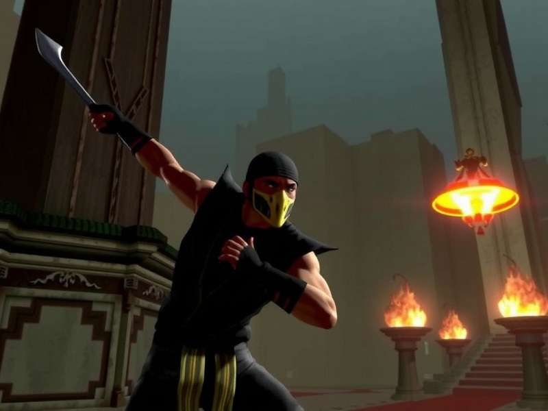 Mortal Kombat 2 trailer YouTube official banner featuring Scorpion and Johnny Cage