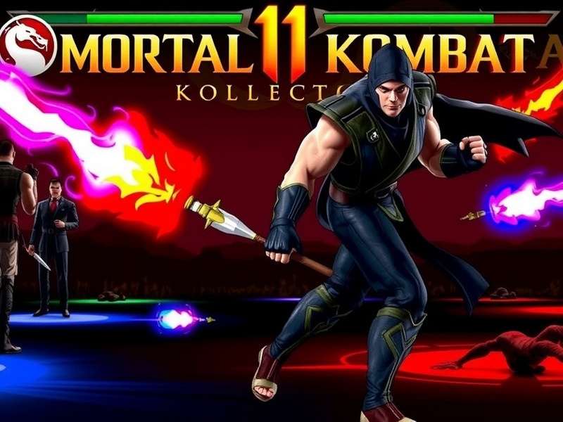 Mortal Kombat Legacy Kollection featured artwork — Scorpion and Sub-Zero face off in the Netherrealm arena