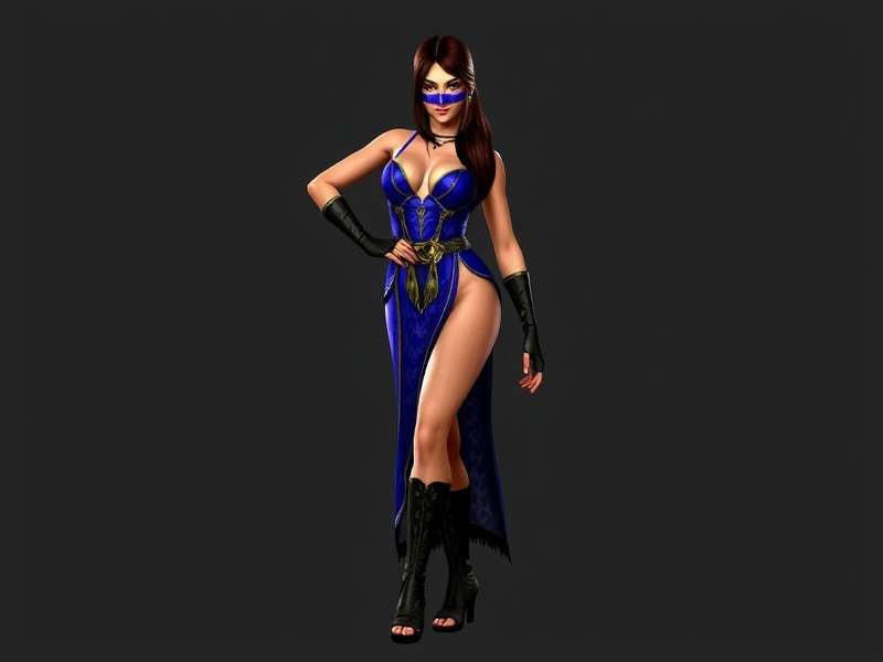 Kitana Mortal Kombat Outfits – collage of her most iconic looks from MK1 to MK1 (2023)