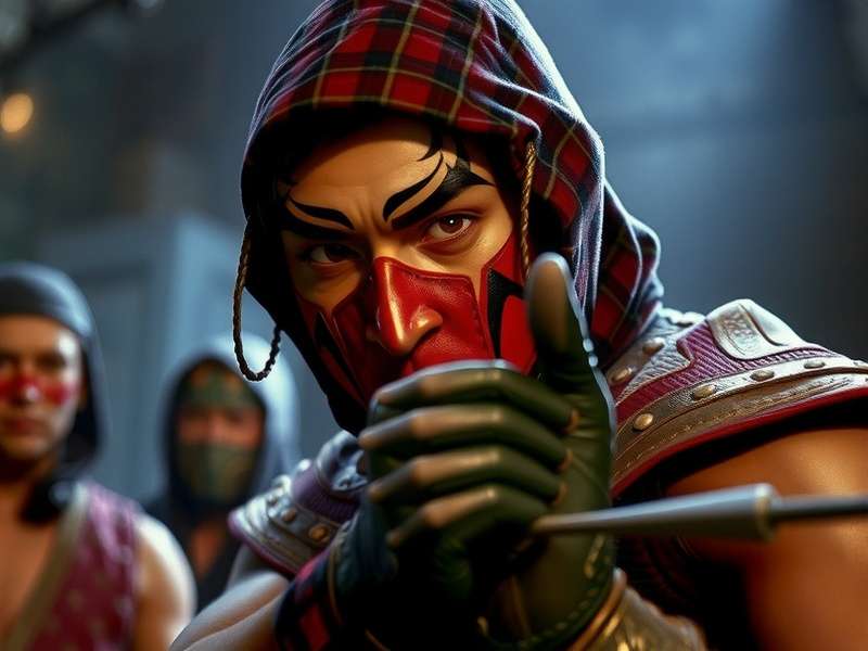 Kano from Mortal Kombat 1995 movie portrayed by Trevor Goddard – iconic villain with cybernetic eye