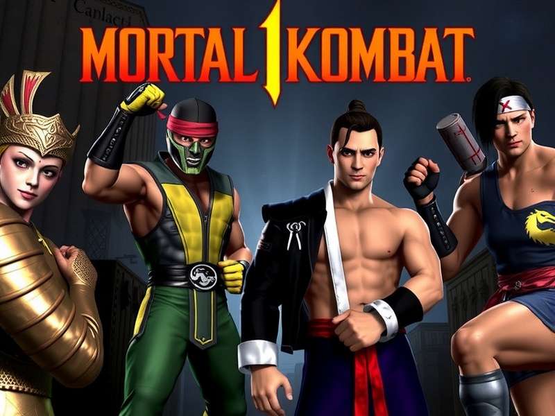 Mortal Kombat 1995 cast ensemble featuring Robin Shou, Linden Ashby, Bridgette Wilson, Christopher Lambert and Cary Hiroyuki Tagawa