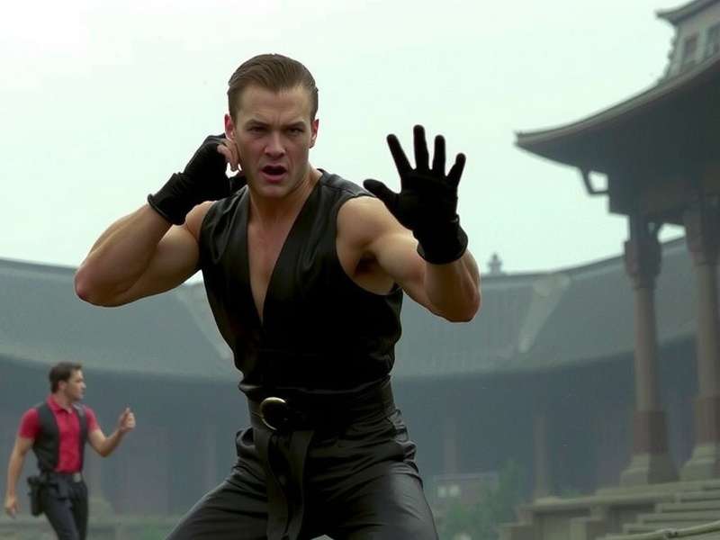 Mortal Kombat 2 Trailer Comic Con 2025 exclusive premiere stage with characters Liu Kang, Kitana, and Raiden
